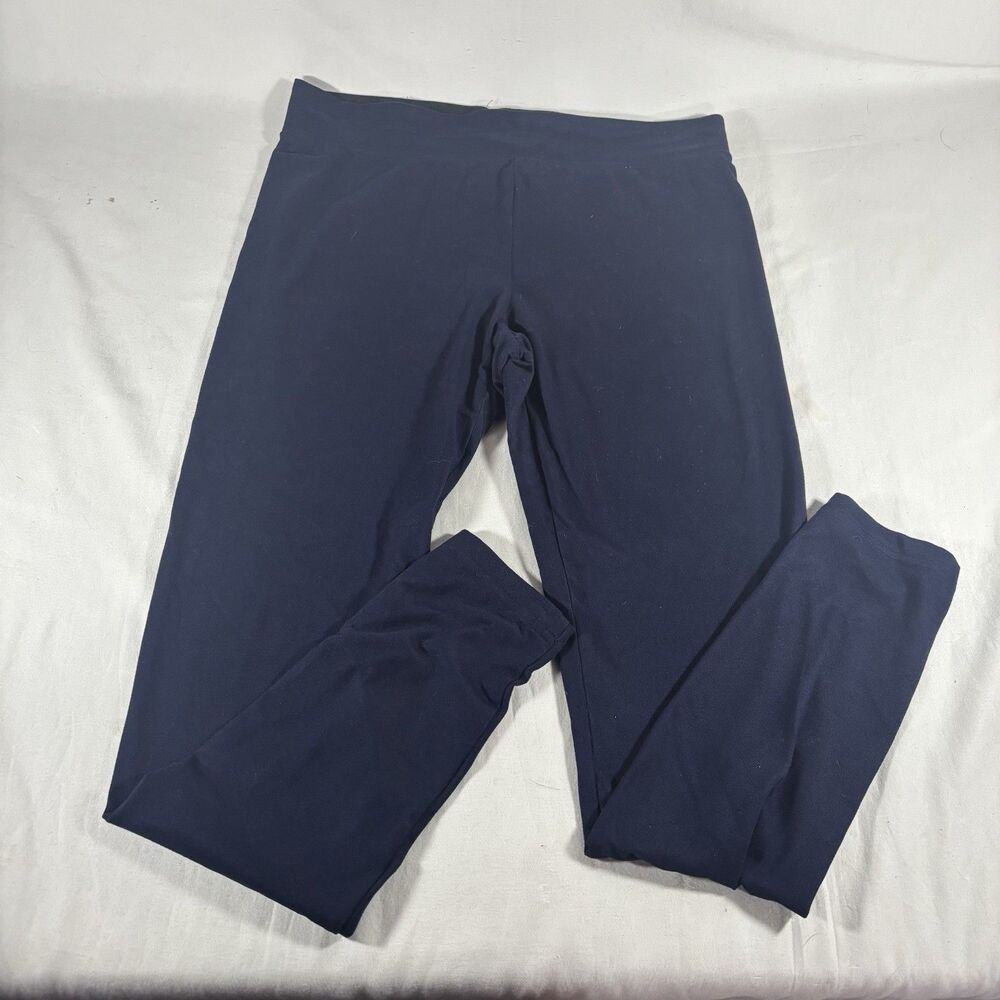 a.n.d. easy Navy Blue Pull On Leggings Womens Size M
